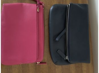 Talbots Pink And Navy Handbags..2BR257