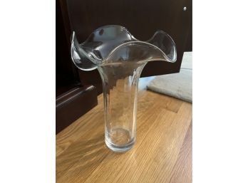 Tall 12' Fluted Glass Vase..DR120