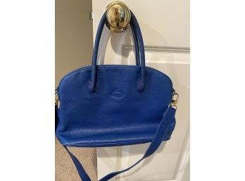 Longchamp Blue Bag With Handles And Long Strap..2H276