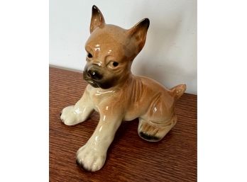 Vintage Erphila Germany Boxer Puppy Figurine Marked #2661 #39 Approximately 3.5 Tall