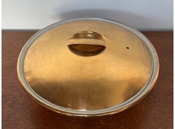 Royal Worcester Lustre Gold Casserole Dish England Shape 22 Size 3