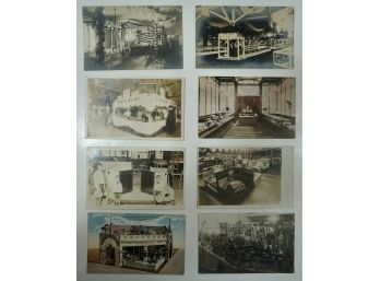 Lot Of 8 RPPC (1915 The Panama Pacific International Exhibit, Delava Separator Exhibit, 4th Of July Exhibit)