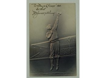 1907 Embossed Baseball Player Postcard
