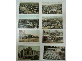 Lot Of 8 RPPC ( Los Angeles, New Orleans City Views)