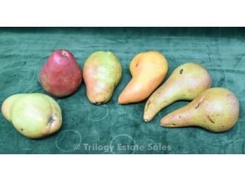 Six Wood Pears