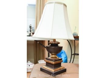 Currey & Company Black And Gold Table Lamp