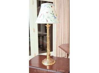 Frederic Cooper Brass Column Lamp