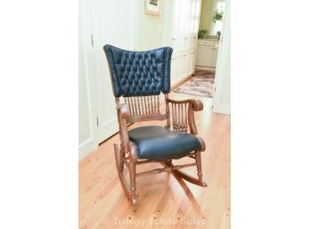 Leather Rocking Chair