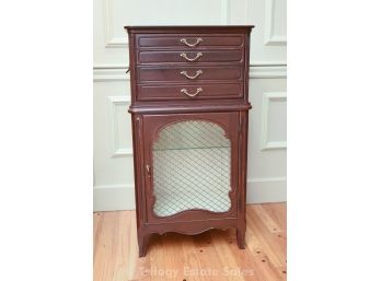 Sterling Silverware Chest Cabinet