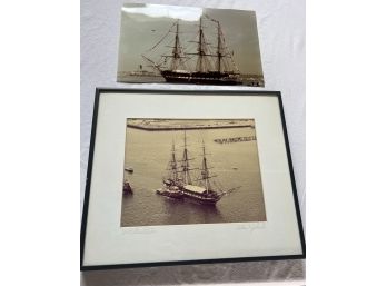 2 Photos Of The USS Constitution