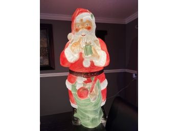 Vintage 45' Light Up Standing Santa (working)