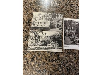 Lot Of 3 Concord Massachusetts & The George Hotel In Winchester
