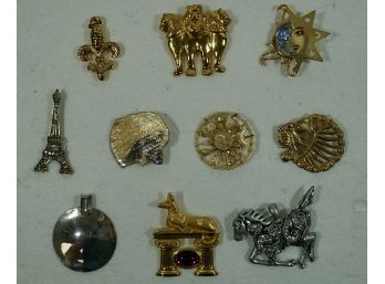 Lot Of 10 Costume Pins
