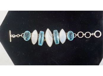 Heidi Daus 8' Blue & White Bracelet