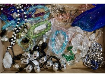 Lot Of Glass Beaded Necklaces