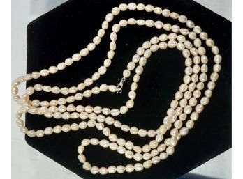 Jay King Pink Freshwater Pearls Necklace 80'