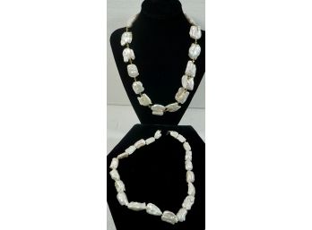 Pair Of Freshwater Pearl Necklaces 20'