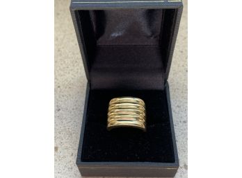 14K Yellow Gold Wide Band Ring....25