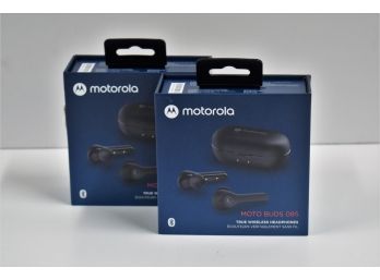 Lot Of 2 Motorola Moto Buds 085