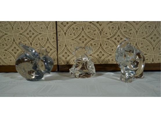 3 Animal Paperweights