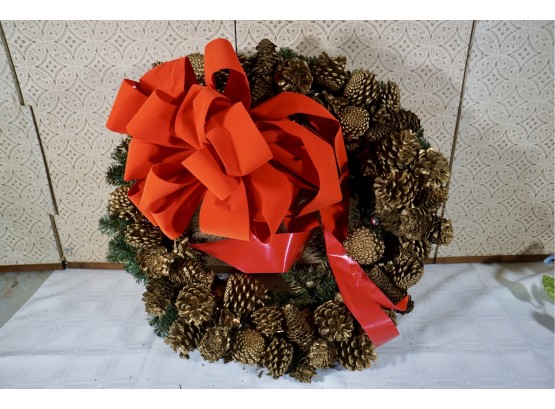 24'  Pine Cone Wreath