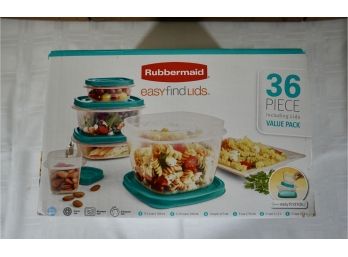 36 Piece Rubbermaid New In The Box
