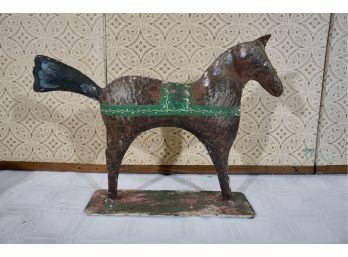 Folk Art Metal Horse
