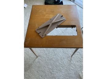 Vintage Folding Sewing Table That Fits Our Antique Singer Machine And Others.LV19