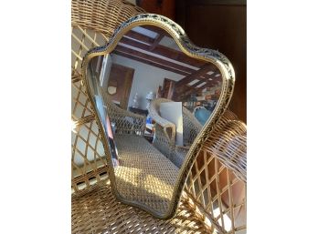 Vintage Mirror With Plastic Decorative Frame-lv32