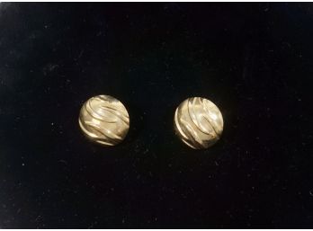 14k Gold Earrings 9.2 Gr