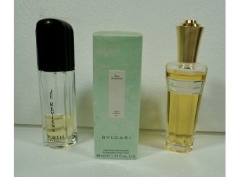 3 Piece Lot Bvlgari- NIB,  Madame Rochas, Je Reviers Perfume