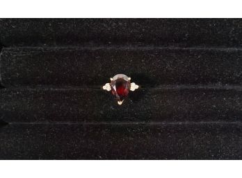 14K Ruby / Diamond Ring 3.9 Gr