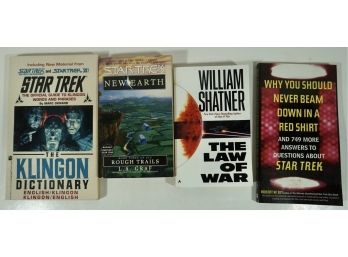 4 Star Trek Paperback Books