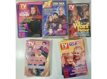 Lot Of 15 TV Guides - Star Trek- Most Unopened