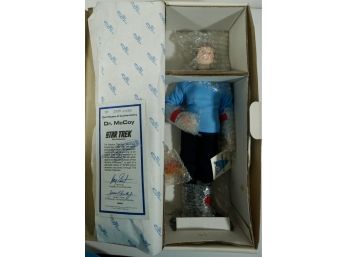 Dr. McCoy First Issue In The Star Trek Doll Collection - The Hamilton Collection Limited Edition 14' NOS