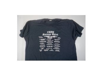 Vintage Trek Excuse Shirt - XL T-Shirt