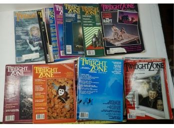 Lot Of 18 Twilight Zone Magazines Including 1981 - 1982 - 1983