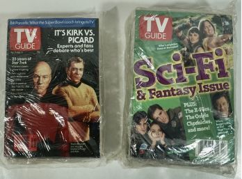T.V. Guide - Star Trek  Lot Of 10 - Factory Sealed- 1991, 1996