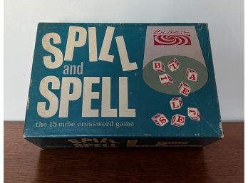 Vintage Parker Bros Spill And Spell Word Game - Complete