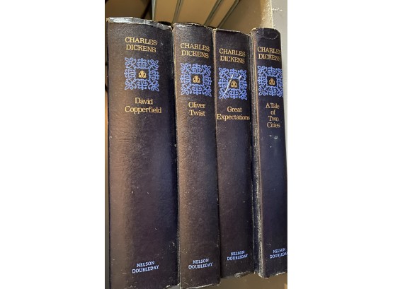 4 Charles Dickens Hard Cover Books - #66