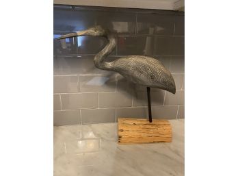 Seagull On Wood Stand - #2