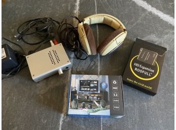 Five Piece Lot - Sennheister Headphones With Expansions - #43