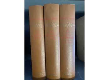 3 Henry James Hard Cover Book Lot - #64