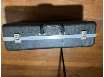 Small Black Vintage Suitcase W/keys