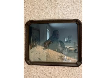 1920's Wolf Framed Picture 22 1/2' X 18 1/2'