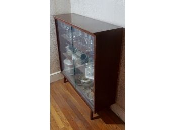 American Mid Century Glass Cabinet