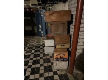 Lot Of 20 Vintage Crates