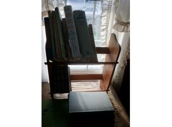 Mission Style Bookcase W/17 Books Included 15 X 16