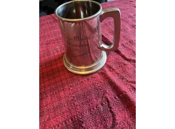 1652 To Moore's Tavern Bermuda Mug Sheffield Made In England