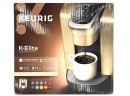 #151 Keurig K-Elite Coffee Maker, Single Serve K-Cup Pod Coffee Brewer Iced Coffee Capability Brushed Gold